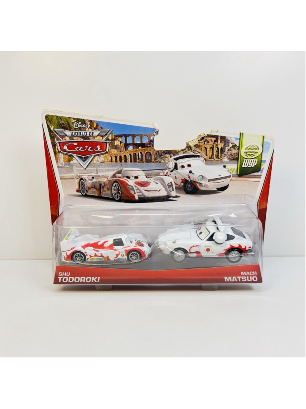 DISNEY PIXAR CARS "2-PACK SHU TODOROKI & MACH MATSUO" NEW IN PACKAGE